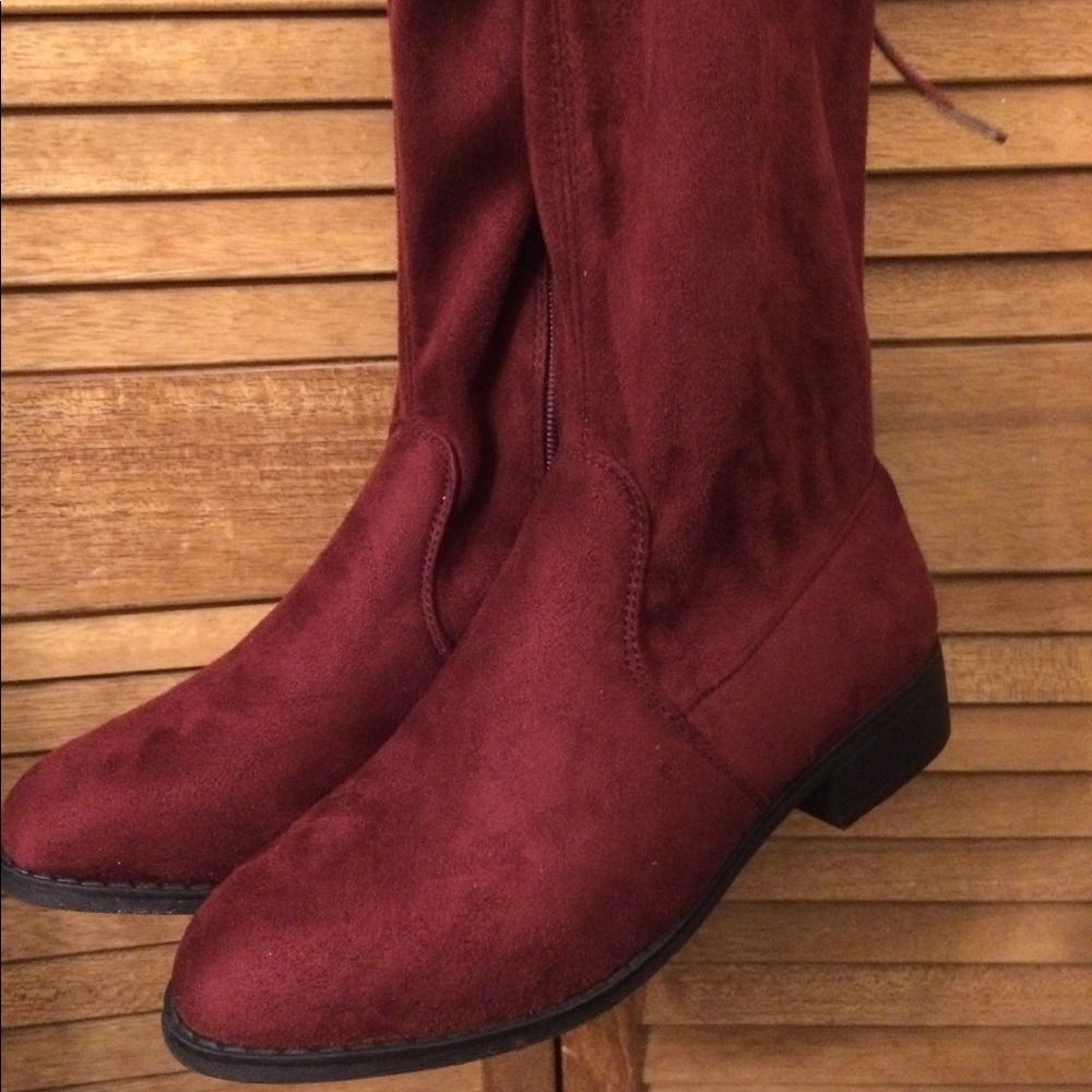 Over the Knee Suede Boot - Picture 3 of 4